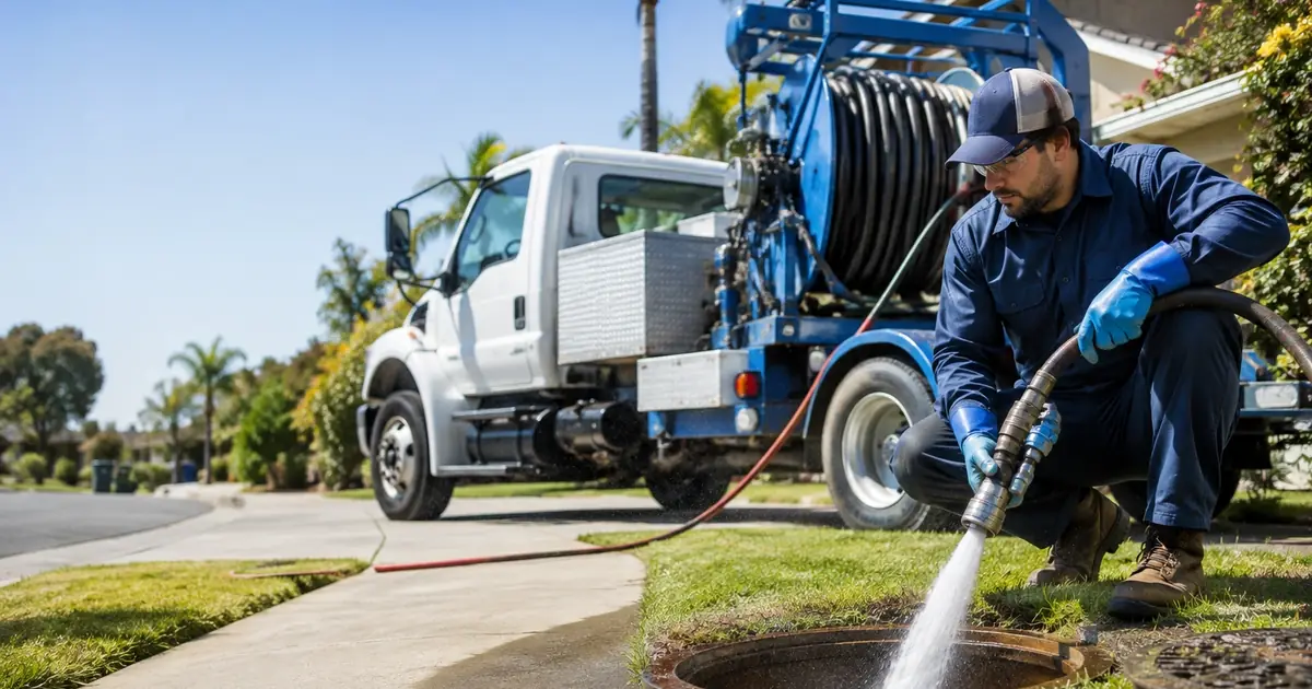 Hydro jet sewer cleaning Warner Springs