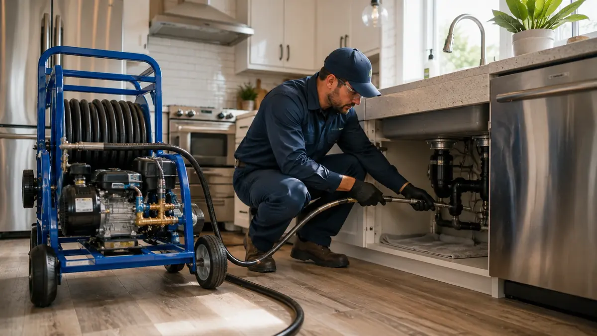Kitchen Drain Hydro Jetting in Warner Springs