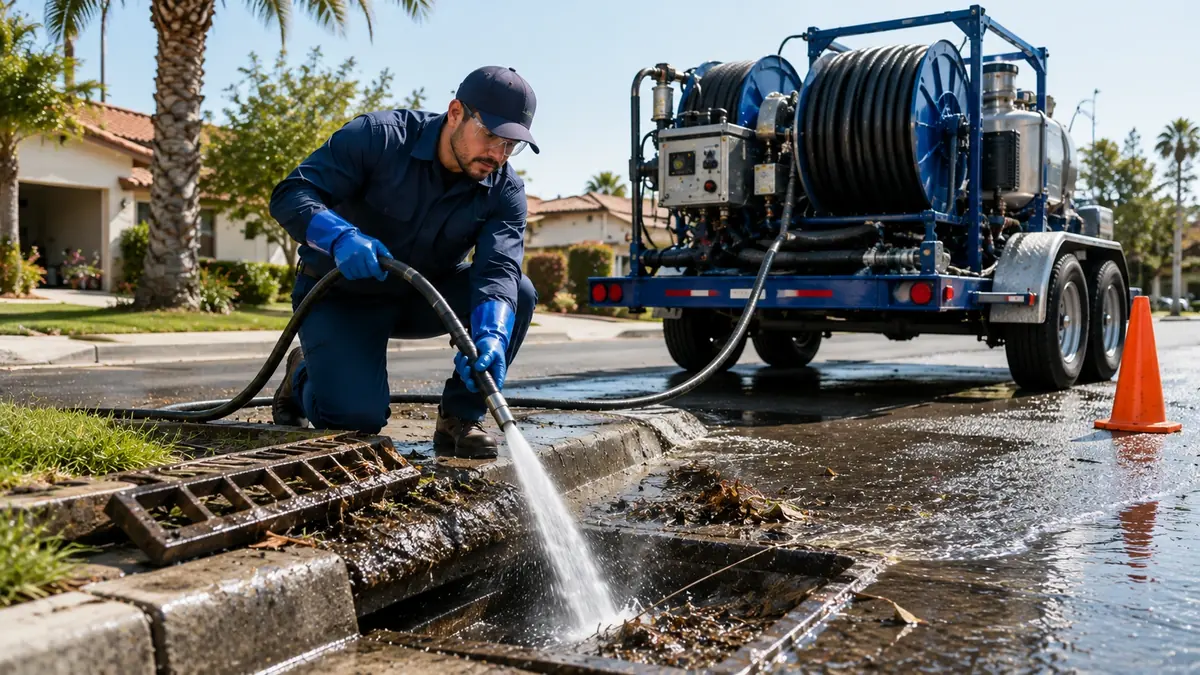 Storm Drain Hydro Jet Cleaning in Warner Springs