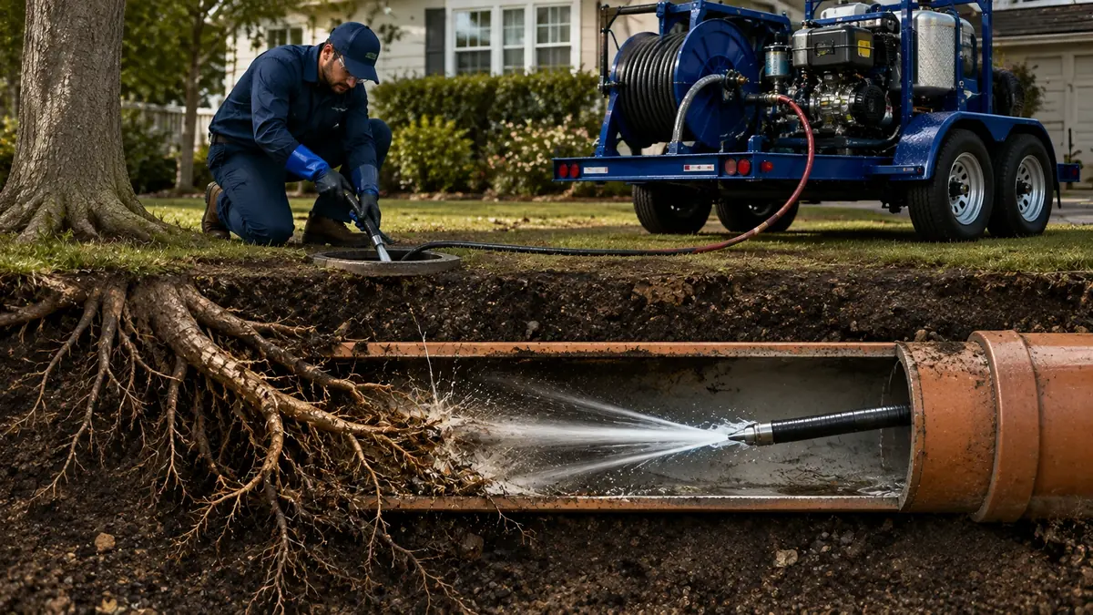Tree Root Removal with Hydro Jetting in Warner Springs